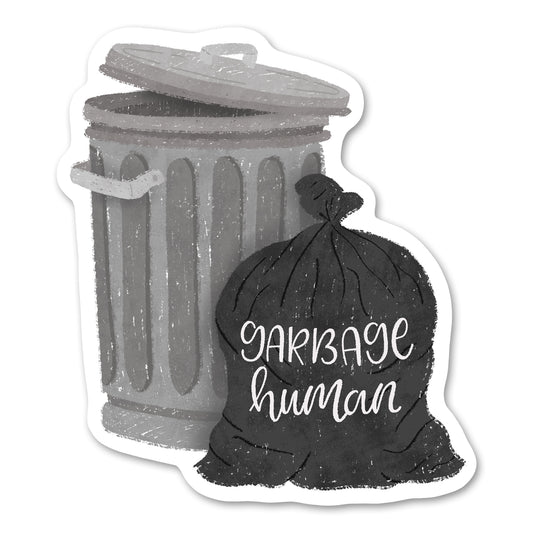 Garbage Human Sticker