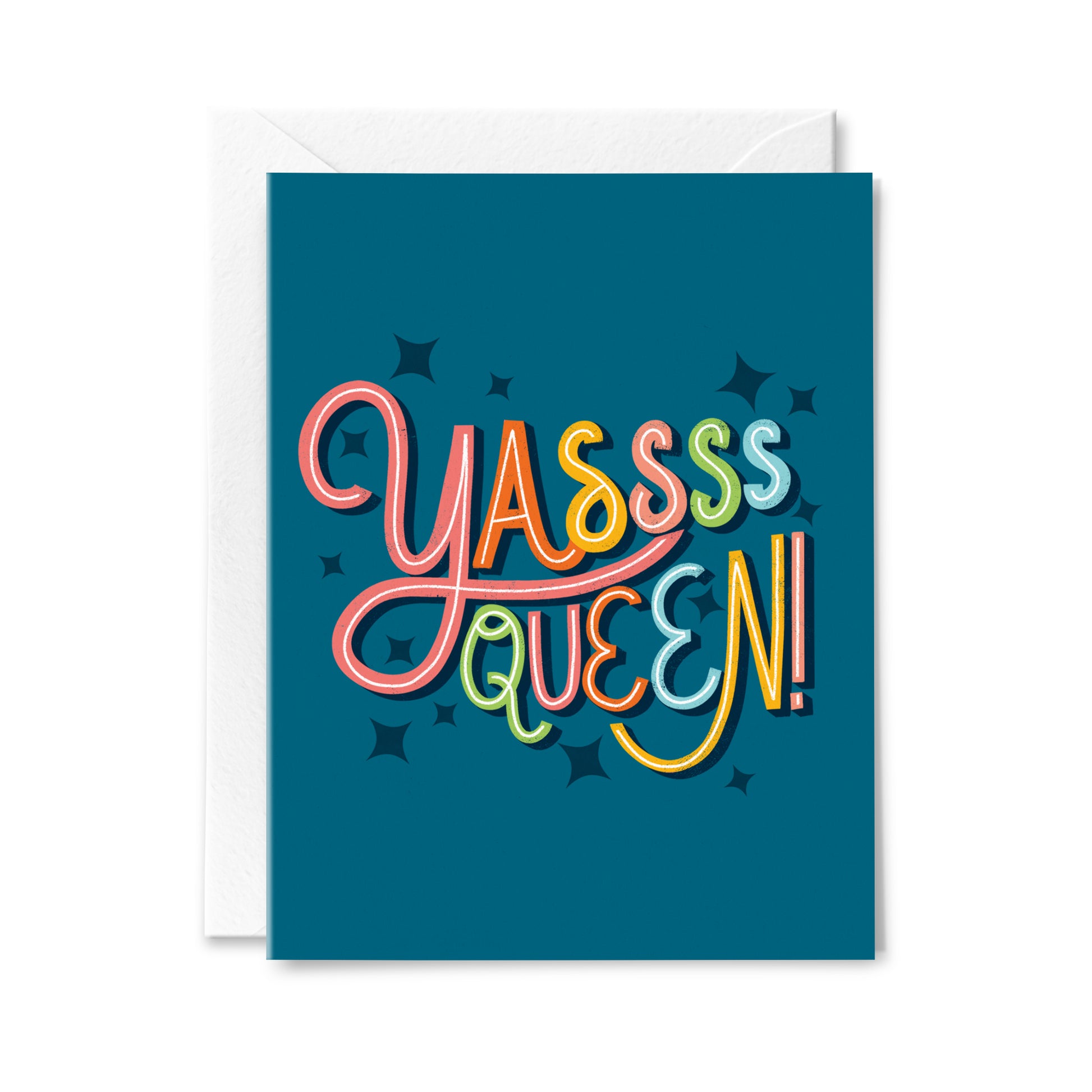 Yas Queen Greeting Card