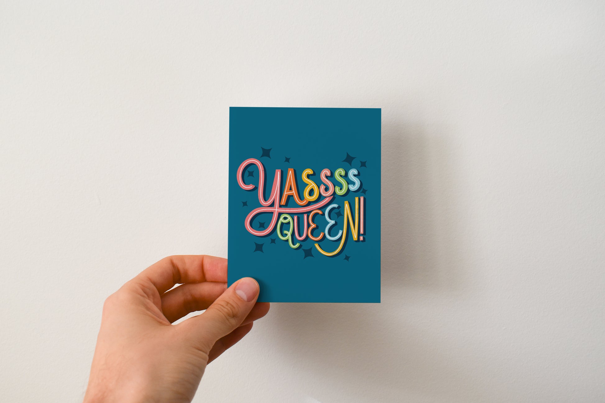Yas Queen Greeting Card