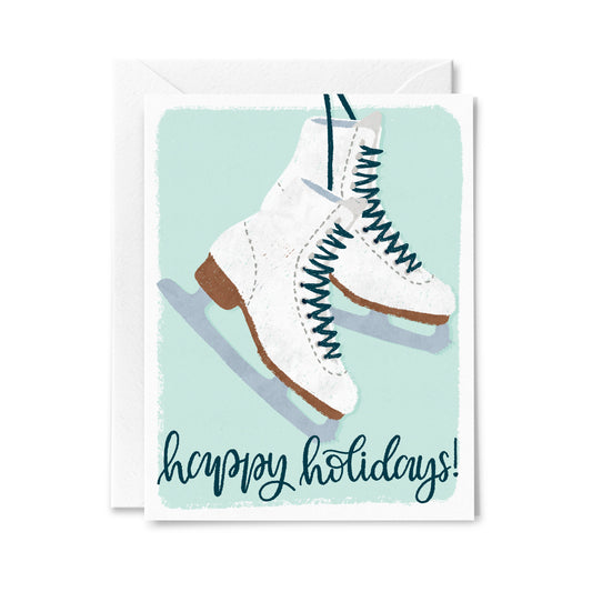 Ice Skates Greeting Card