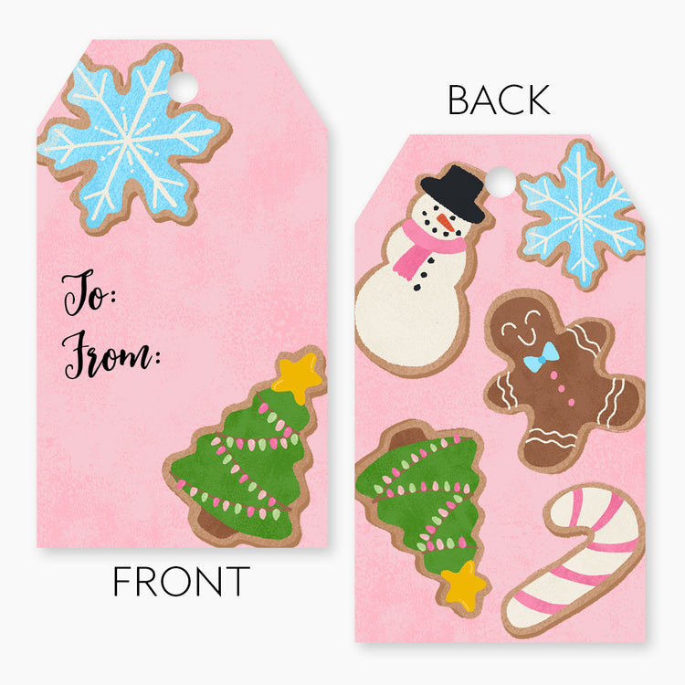 Christmas Cookie Gift Tag Set