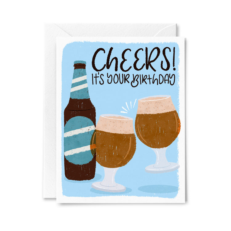 Cheers Birthday Beer Greeting Card