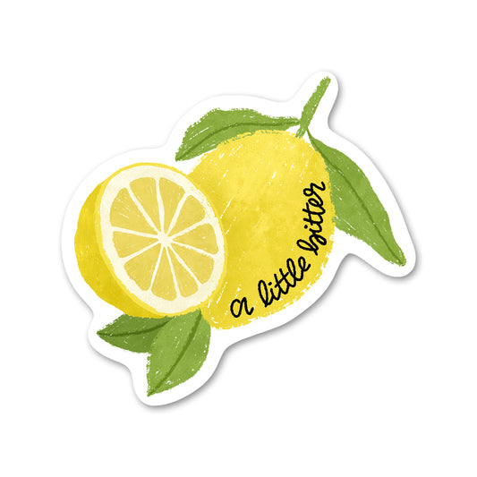A Little Bitter Lemon Sticker