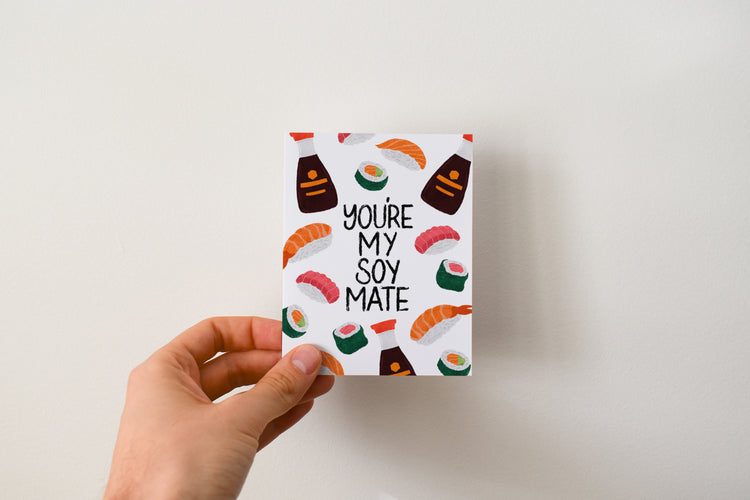 Soy Mate Greeting Card