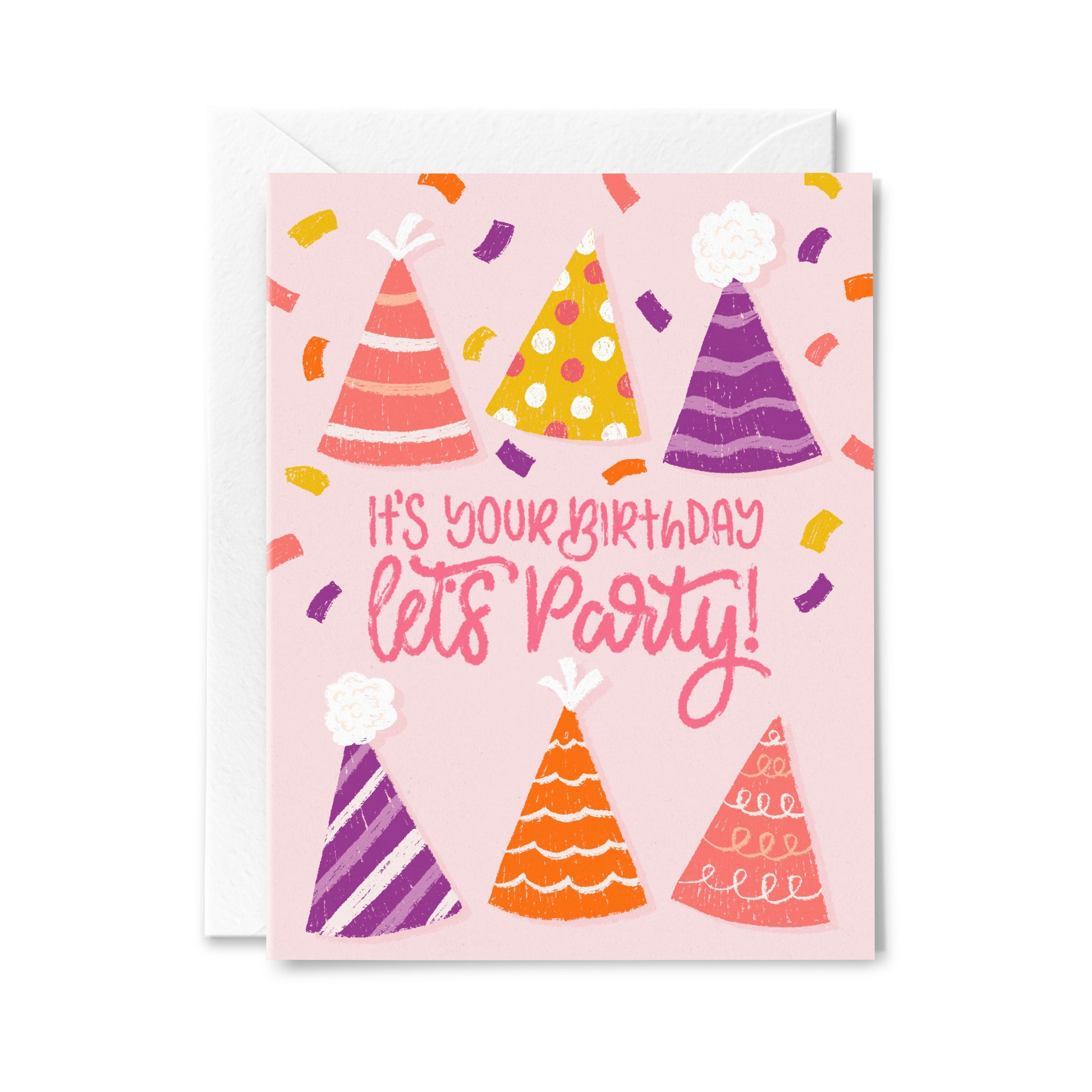 Party Hats Greeting Card