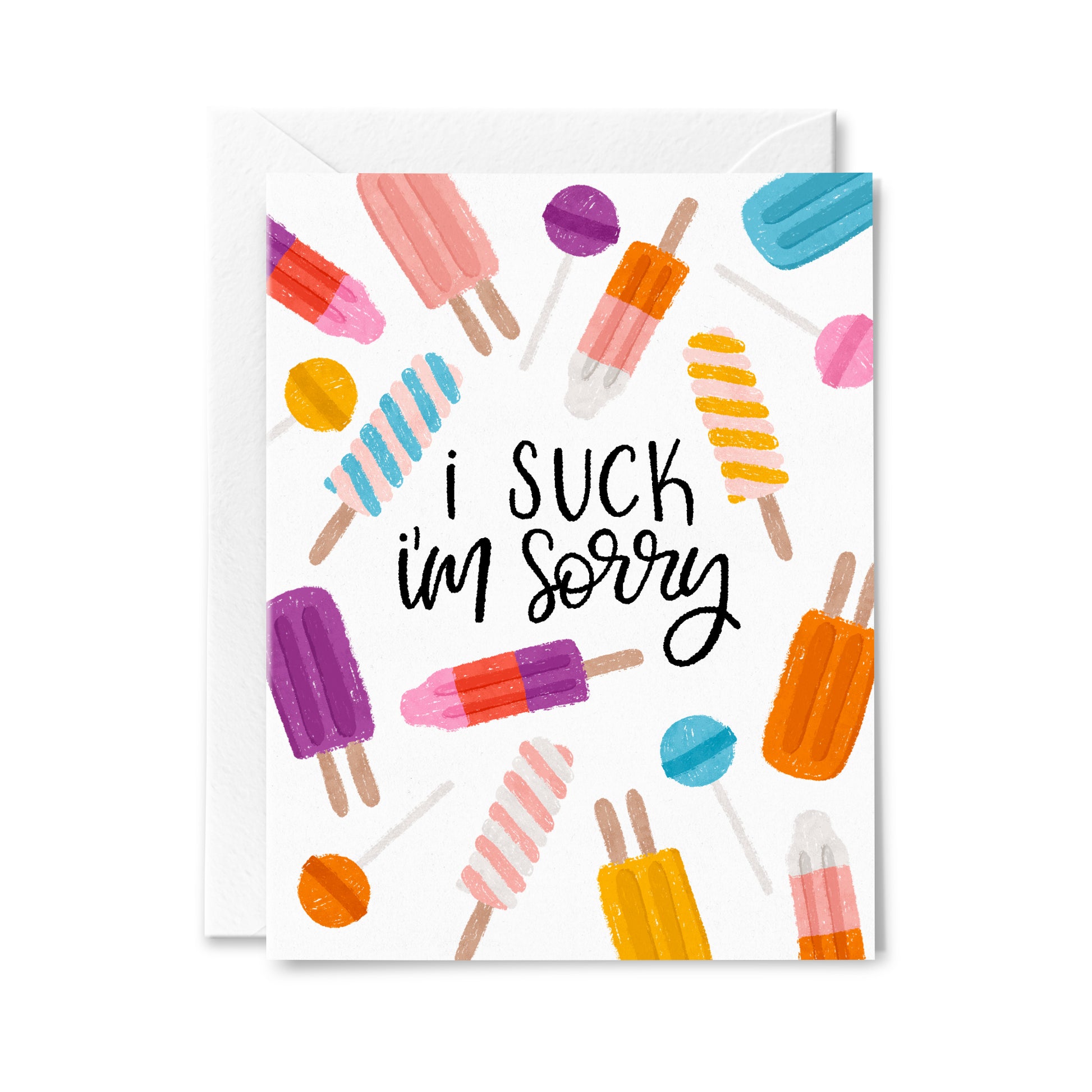 I Suck, I'm Sorry Greeting Card