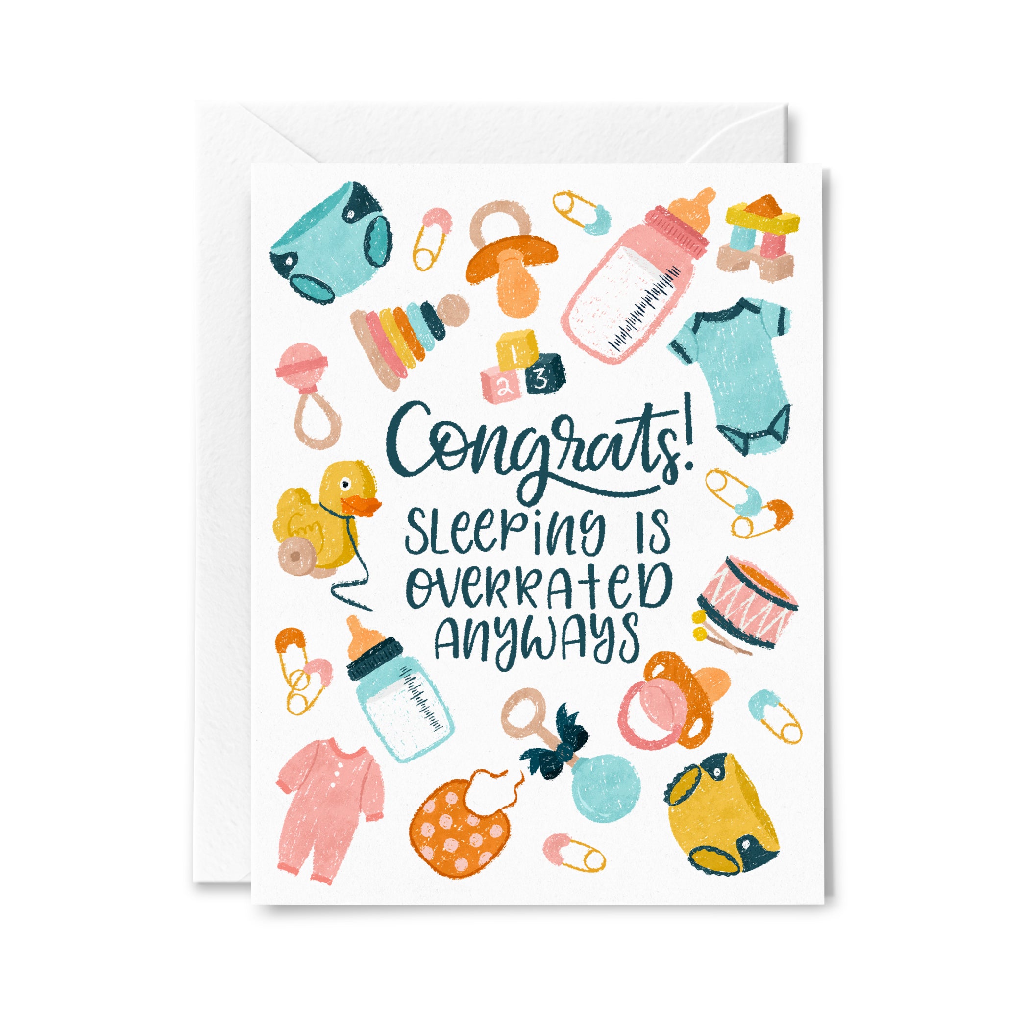 Sleep is Overrated Greeting Card