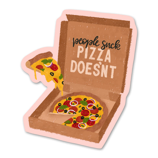 People Suck, Pizza Doesn't Sticker
