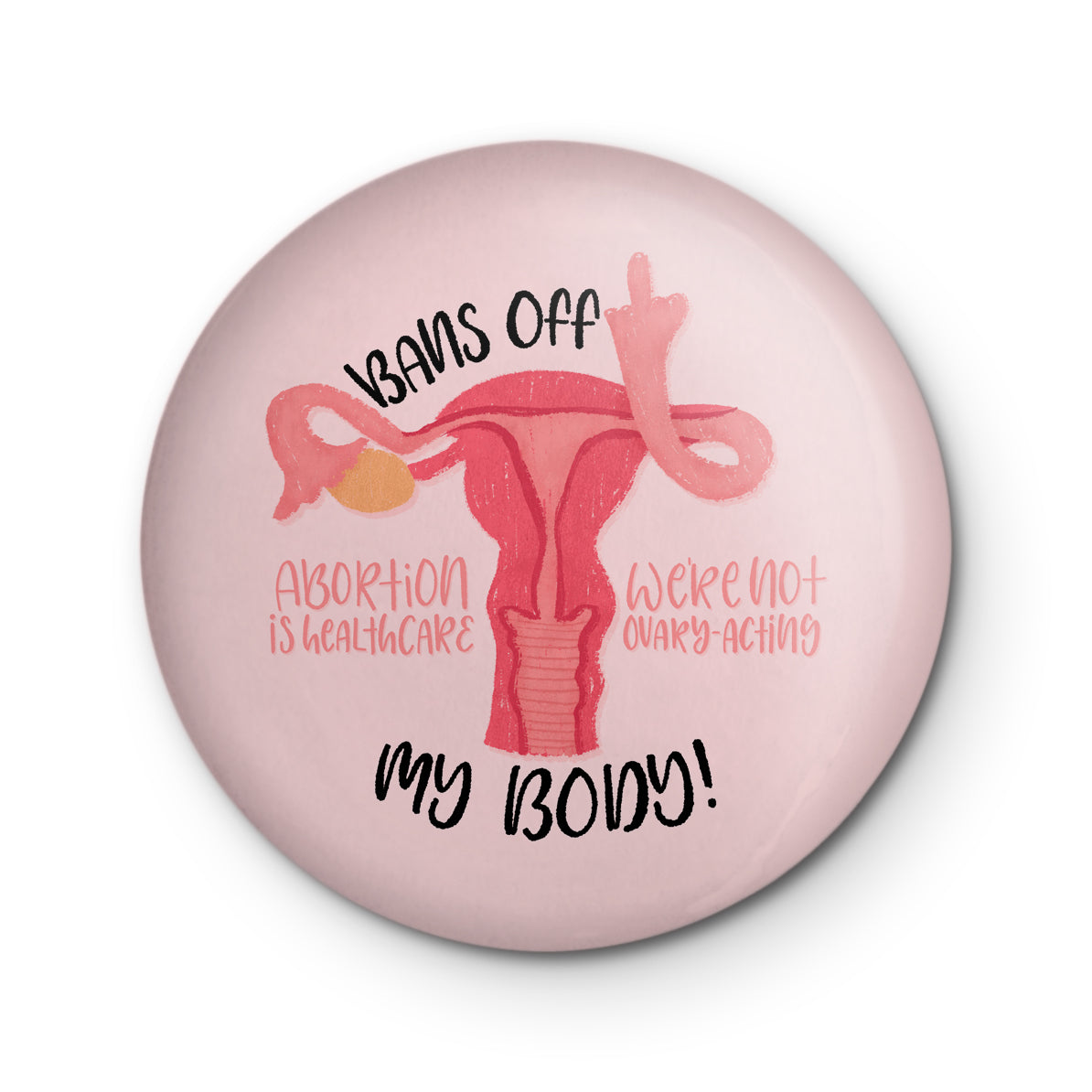 Bans Off My Body Pinback Button