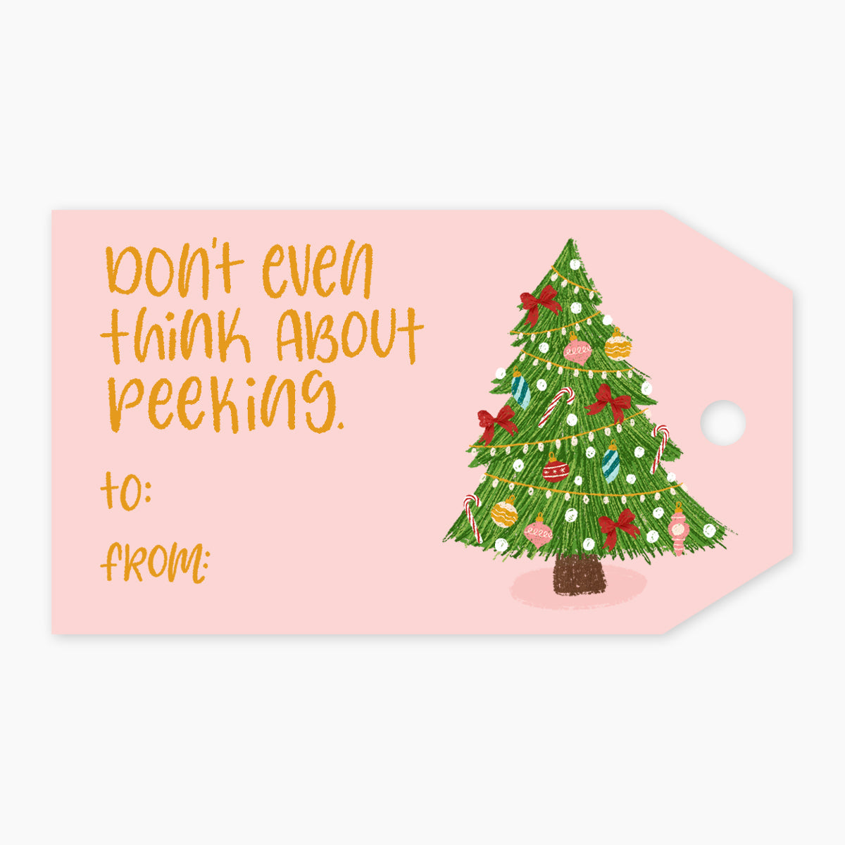 No Peeking Gift Tag Set