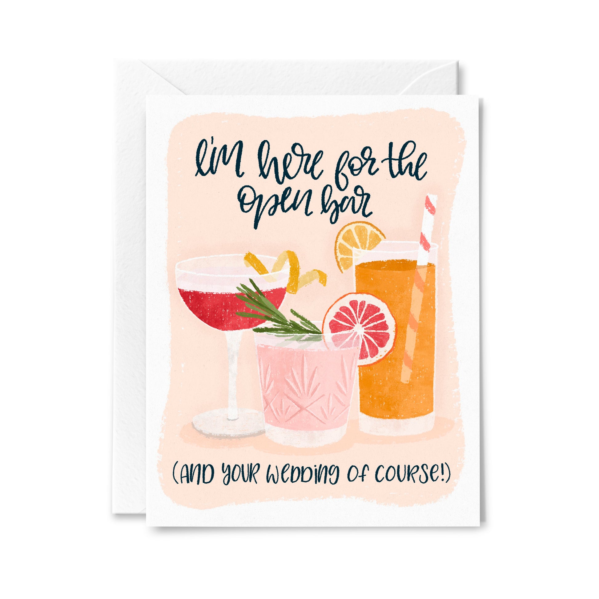 Open Bar Greeting Card