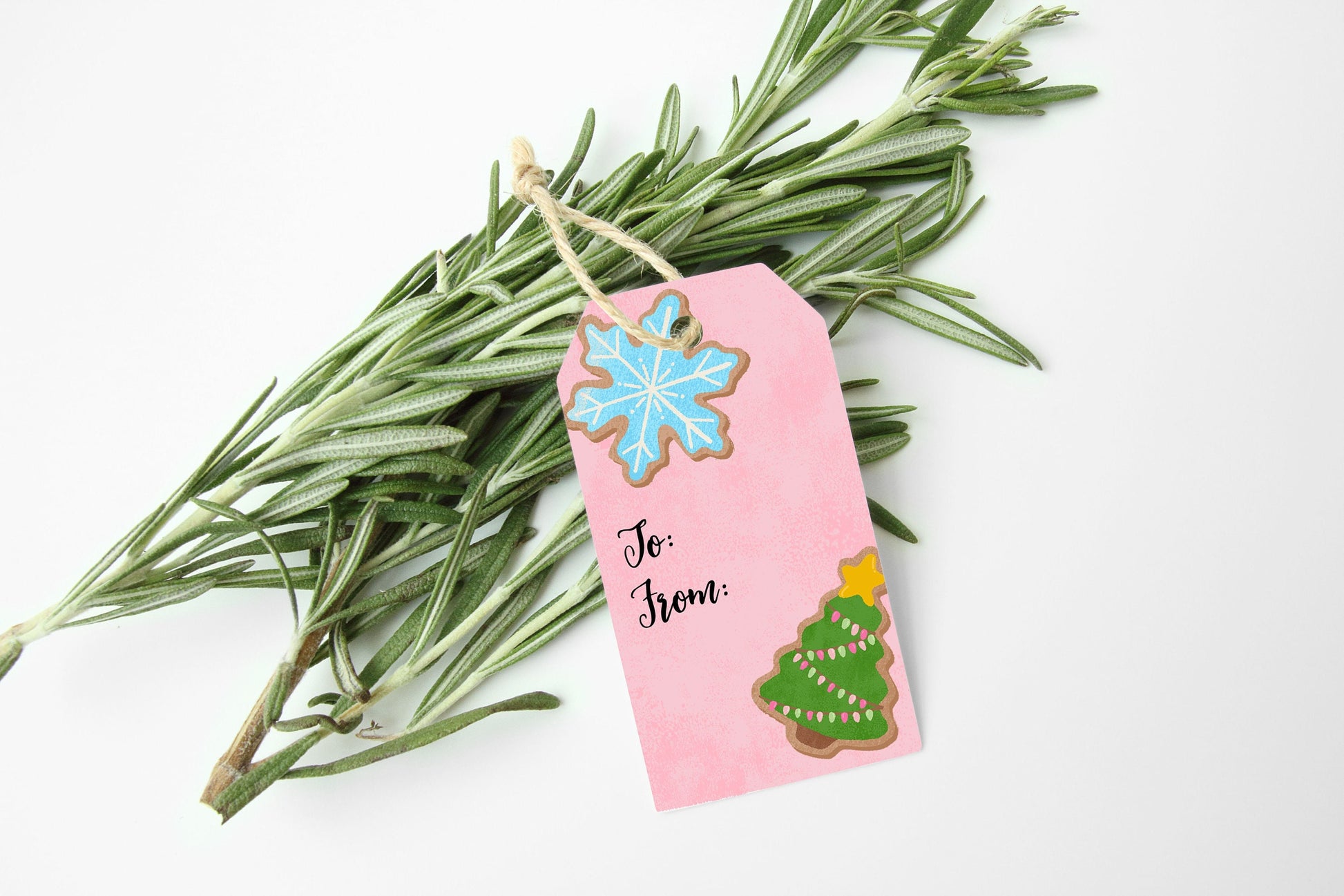 Christmas Cookie Gift Tag Set